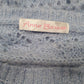 Womens Blue Anne Basket Knit Crewneck Jumper