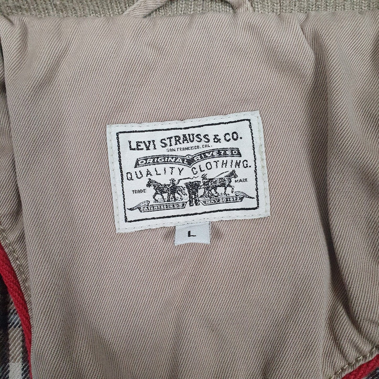 Womens Brown Levis   Coat