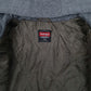 Mens Grey Wrangler Chore Hoodie Windbreaker Hoodie Coat