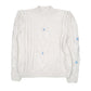 Womens White Unbranded Knit Wear Crewneck Jumper