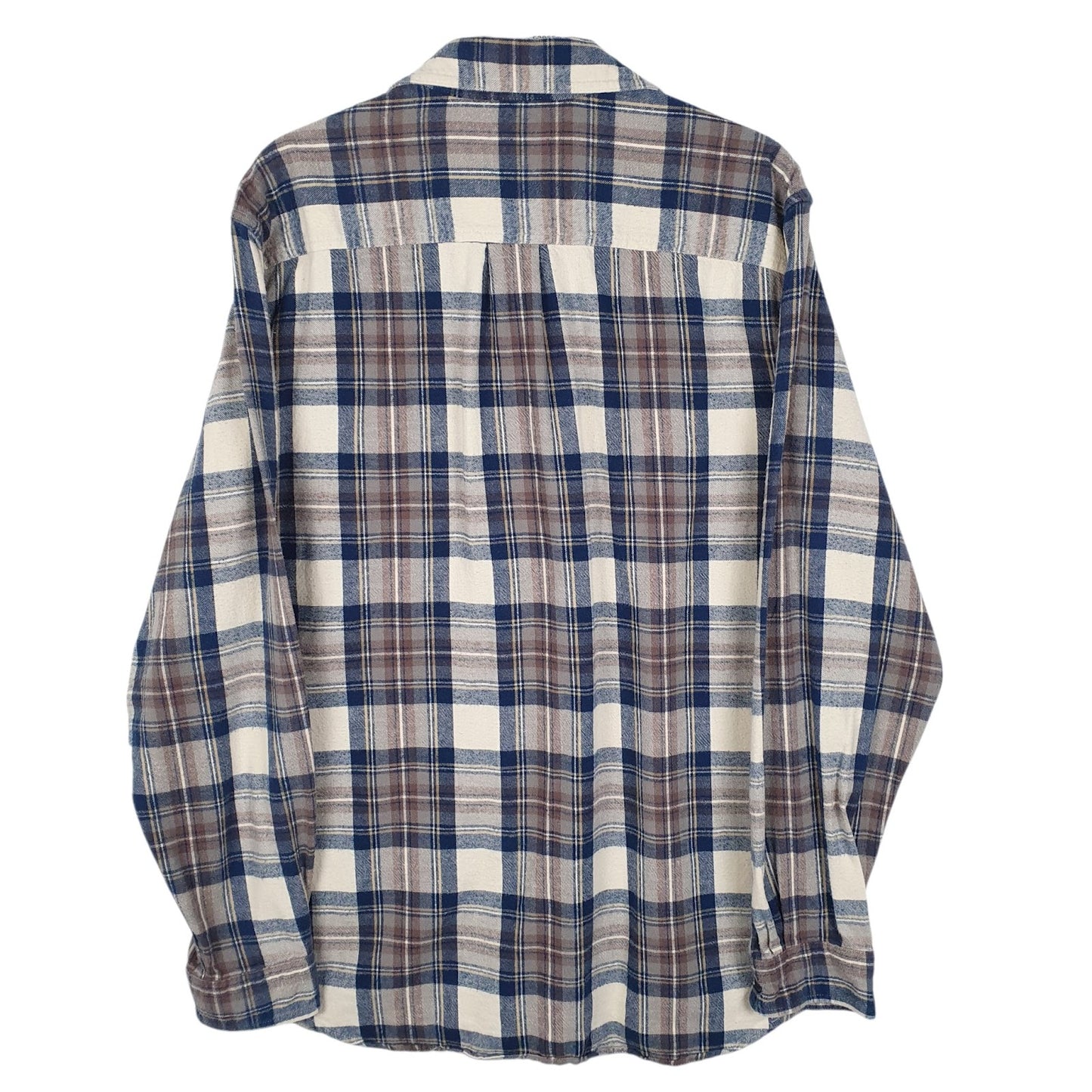 Mens Brown L.L.Bean Flannel  Shirt