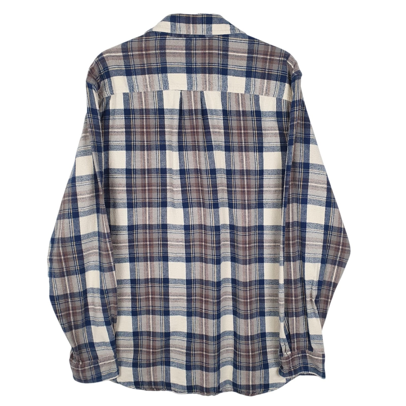 Mens Brown L.L.Bean Flannel  Shirt