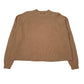 Womens Brown Berhska Oversized Knit Crewneck Jumper