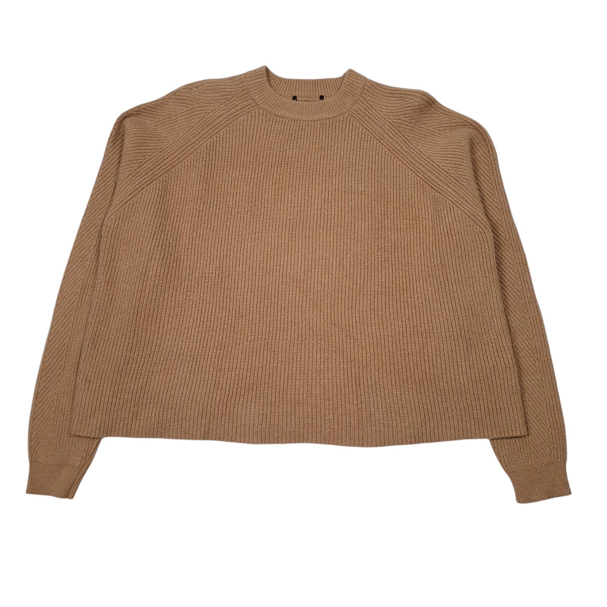 Womens Brown Berhska Oversized Knit Crewneck Jumper