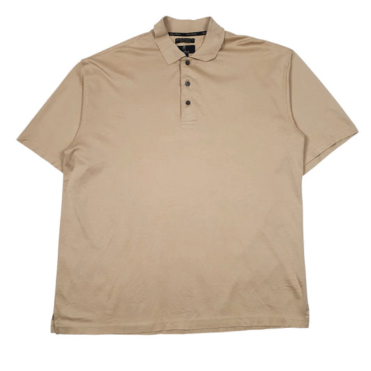 Mens Brown Gary Player  Short Sleeve Polo Shirt