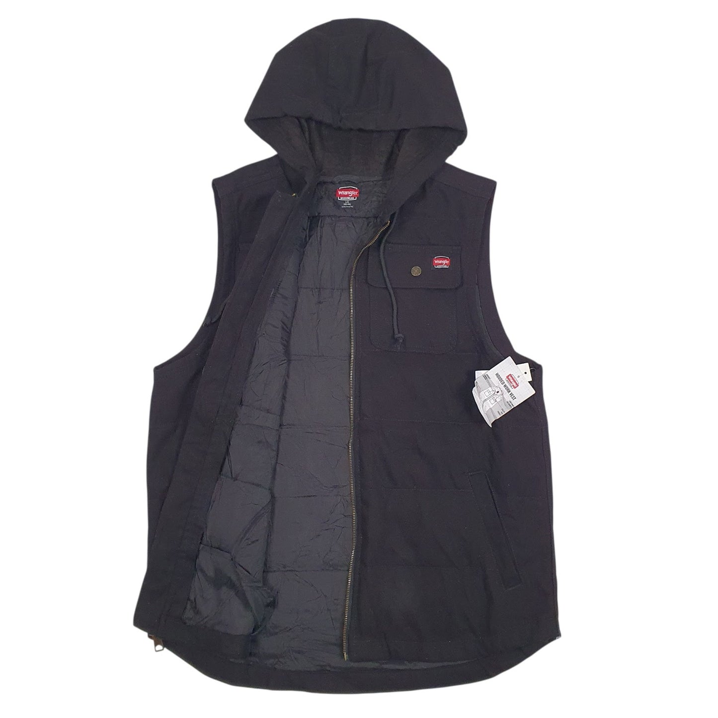 Mens Black Wrangler   Coat