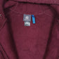 Mens Burgundy Champion Sherpa Retro Pile Full Zip Jumper
