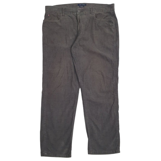 Mens Grey Tommy Hilfiger  Corduroy Trousers