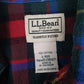 Mens Green L.L.Bean Flannel  Shirt