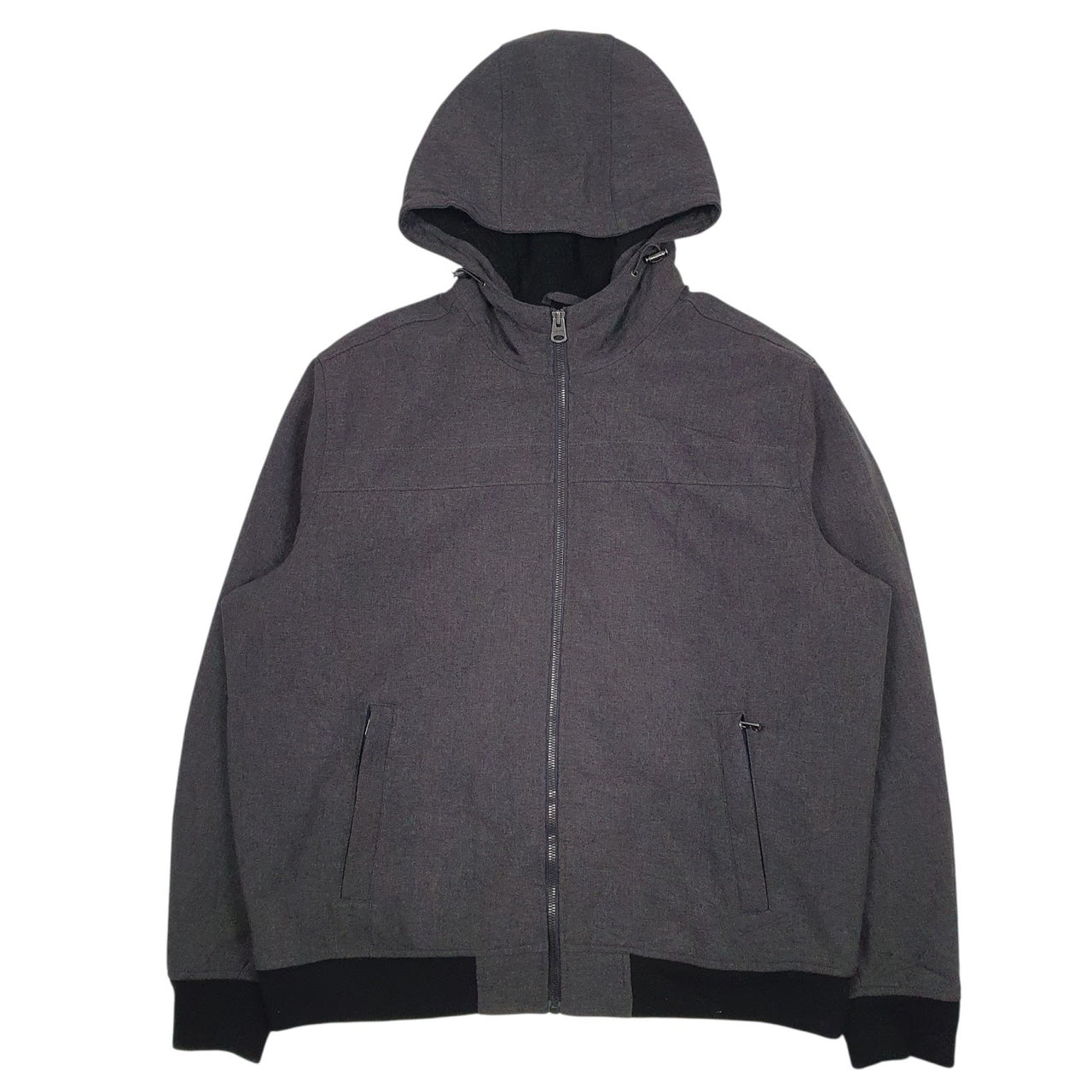 Mens Grey Levis Sherpa Lined  Coat