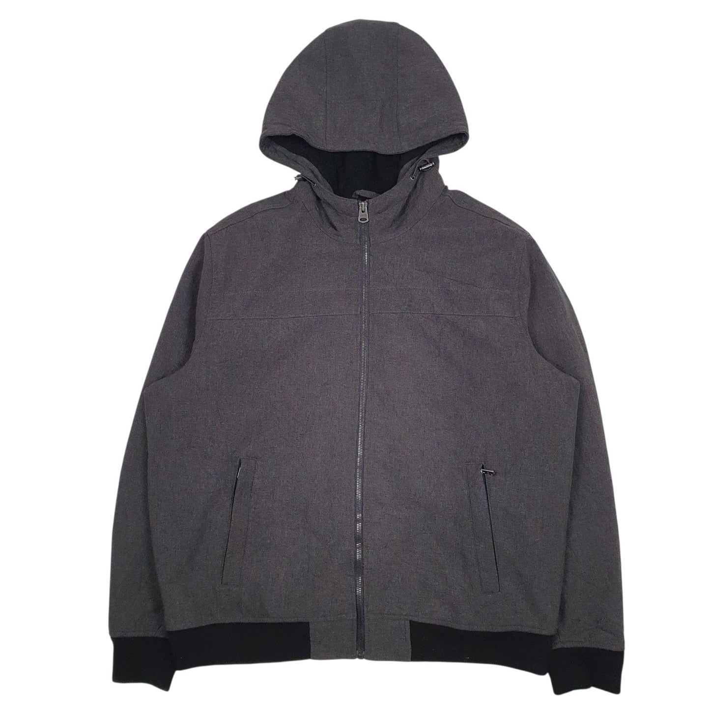 Mens Grey Levis Sherpa Lined  Coat