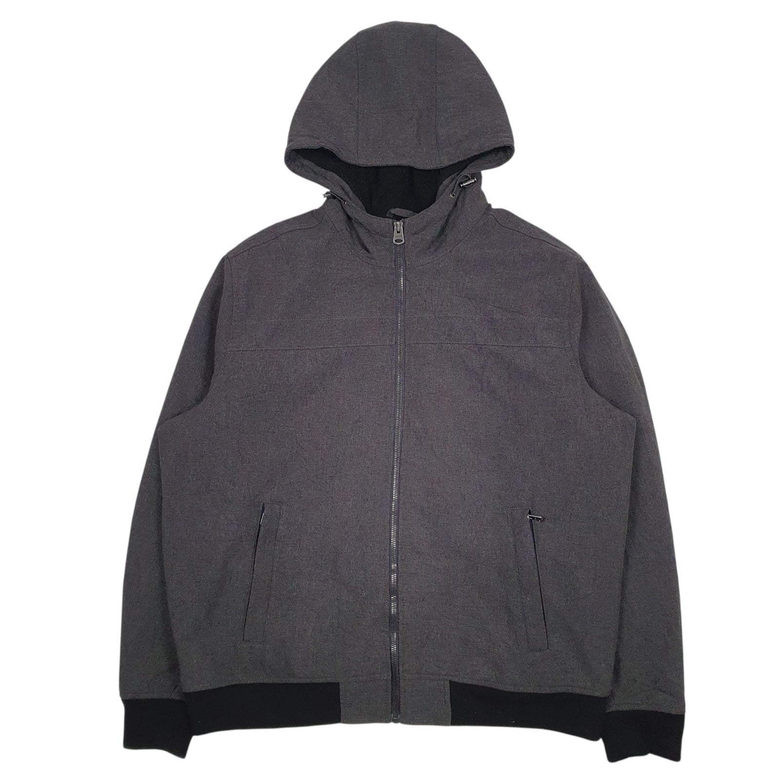 Mens Grey Levis Sherpa Lined  Coat