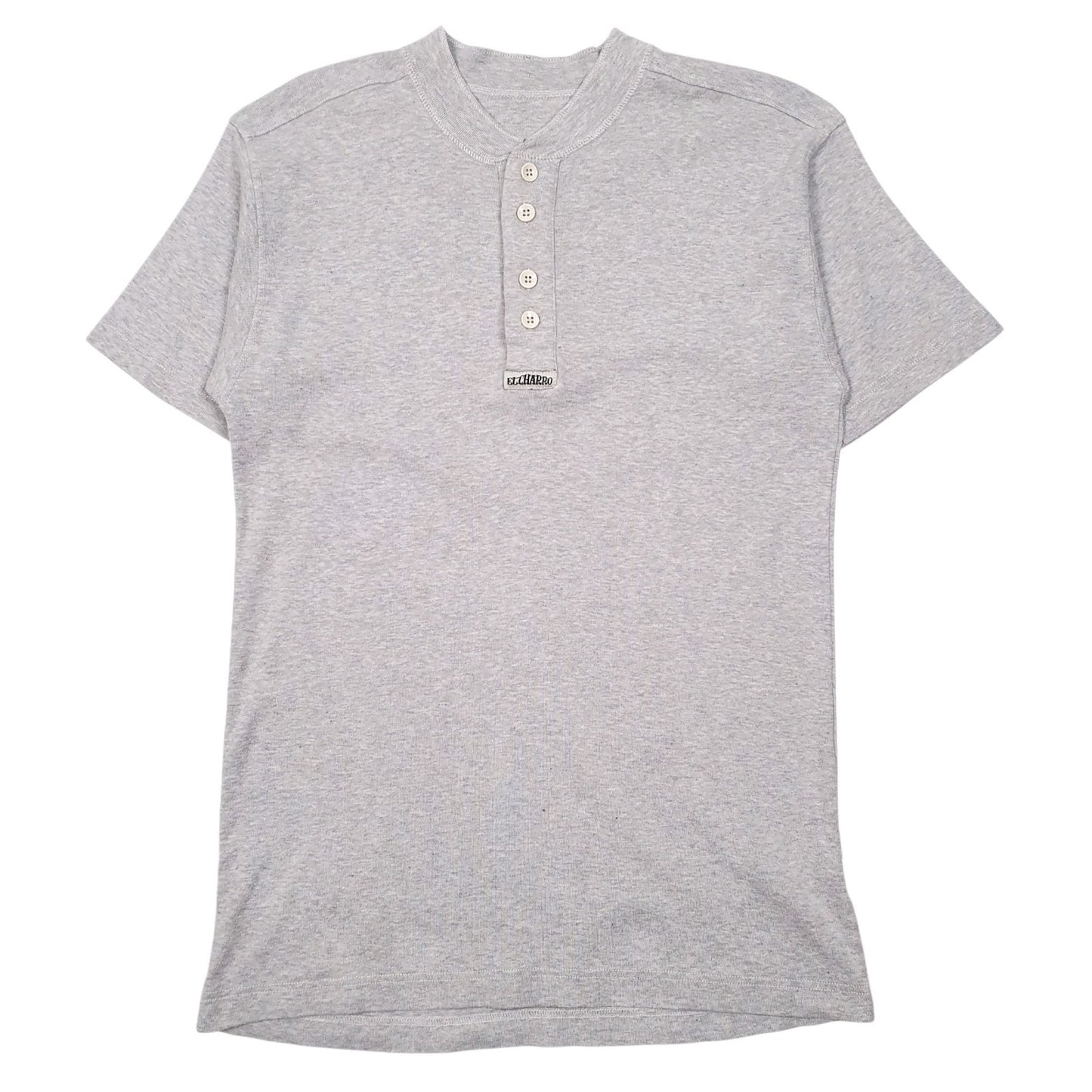 Mens Grey El Charro  Short Sleeve Polo Shirt