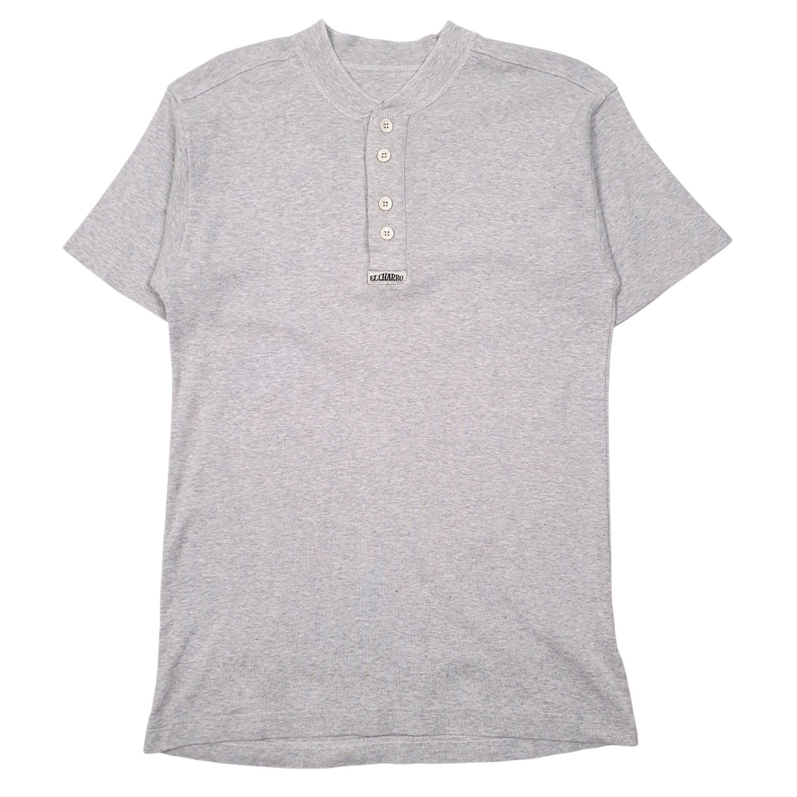 Mens Grey El Charro  Short Sleeve Polo Shirt