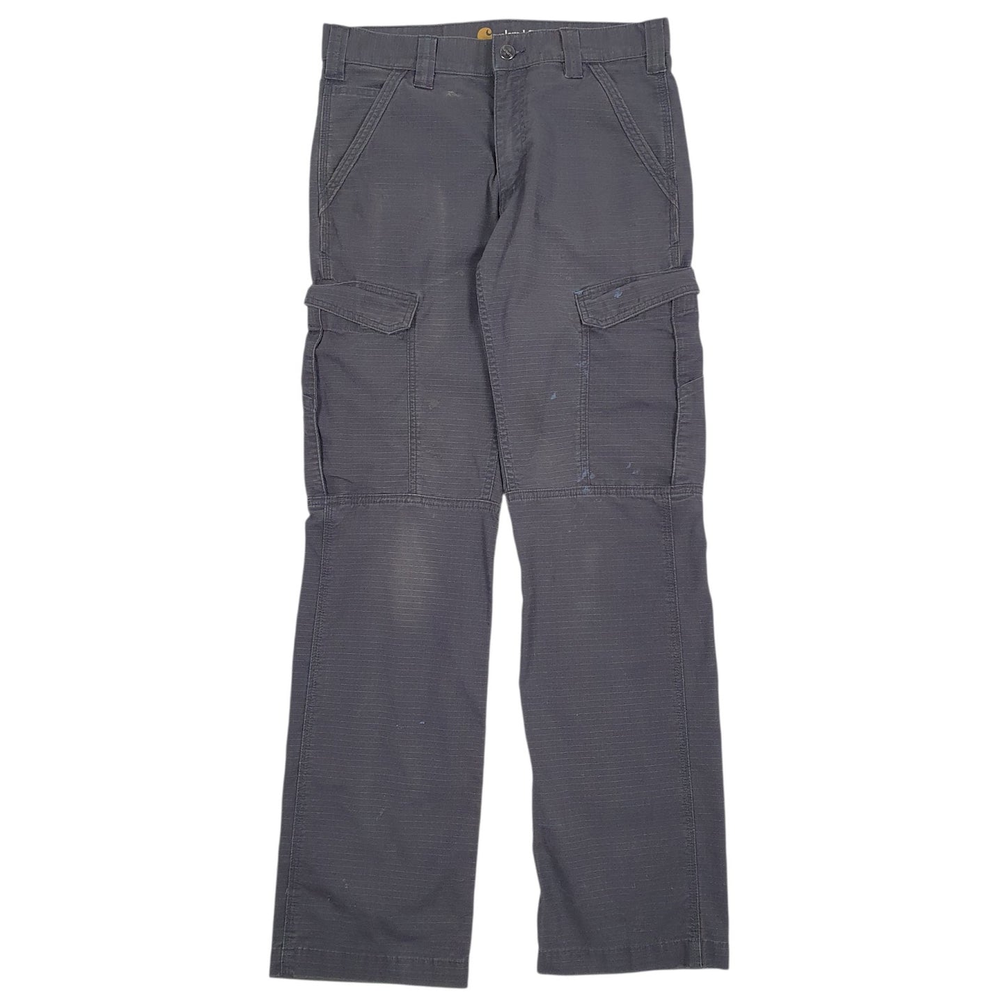 Mens Grey Carhartt BP200-M Workwear Cargo Trousers