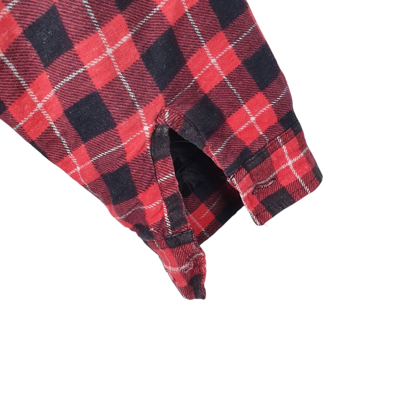 Mens Red Unbranded Vintage Flannel  Coat