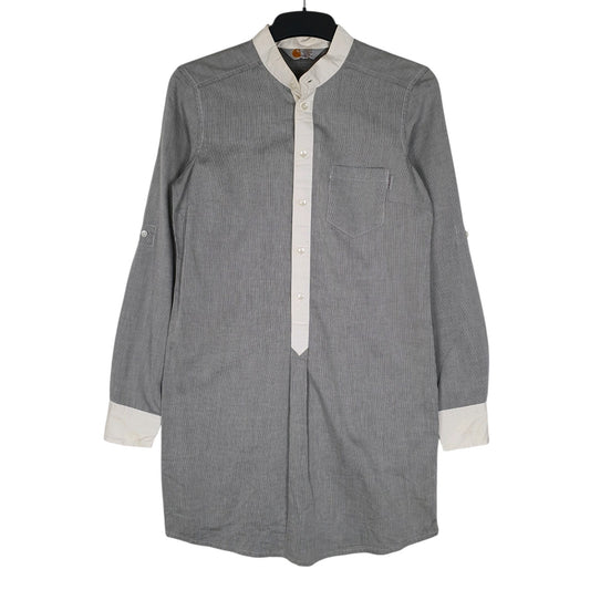 Womens Grey Carhartt Vintage 00s Long Sleeve Dress
