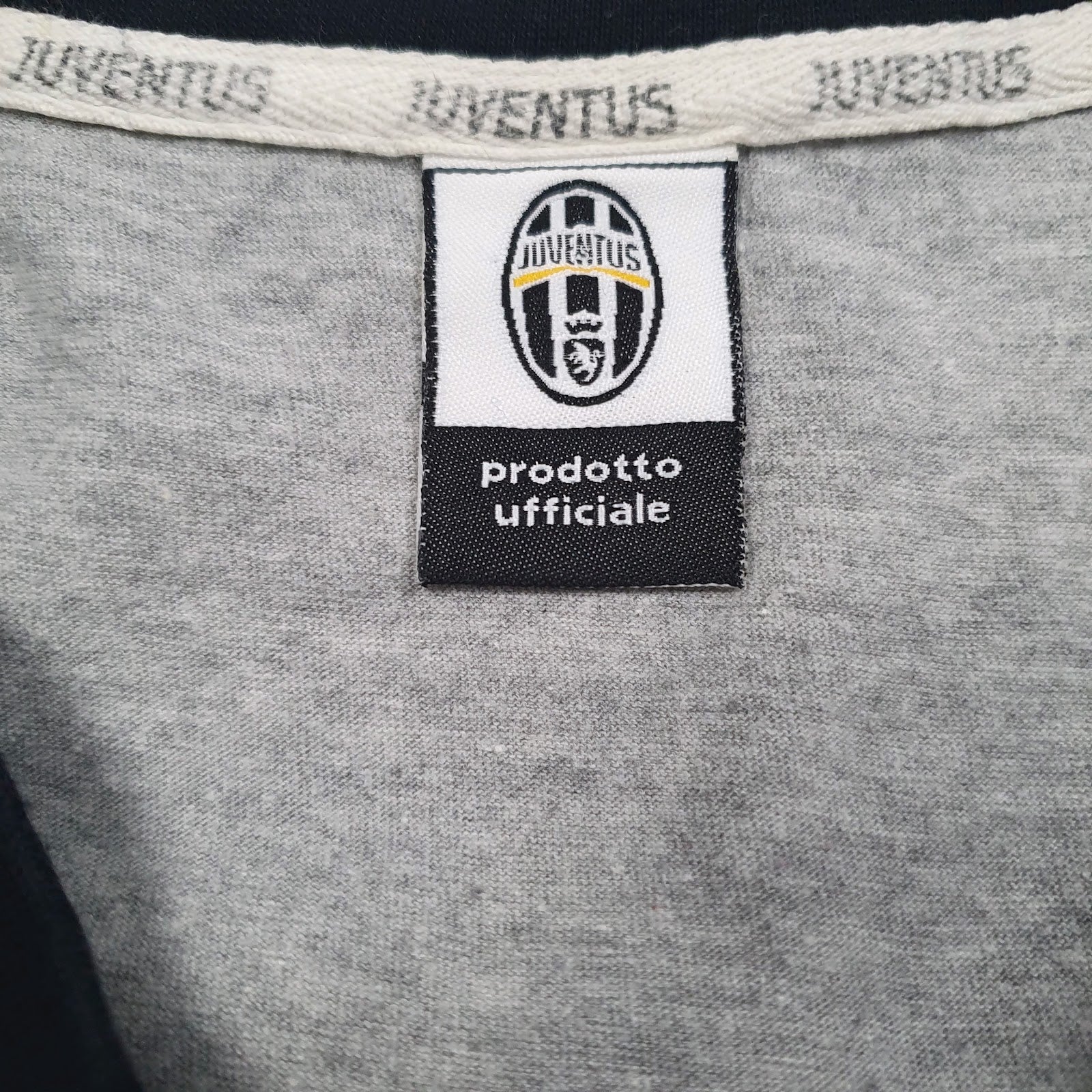 Mens Grey Juventus Spellout  T Shirt