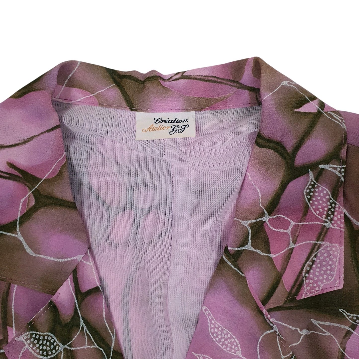Womens Pink Creation Atelier Floral  Dress