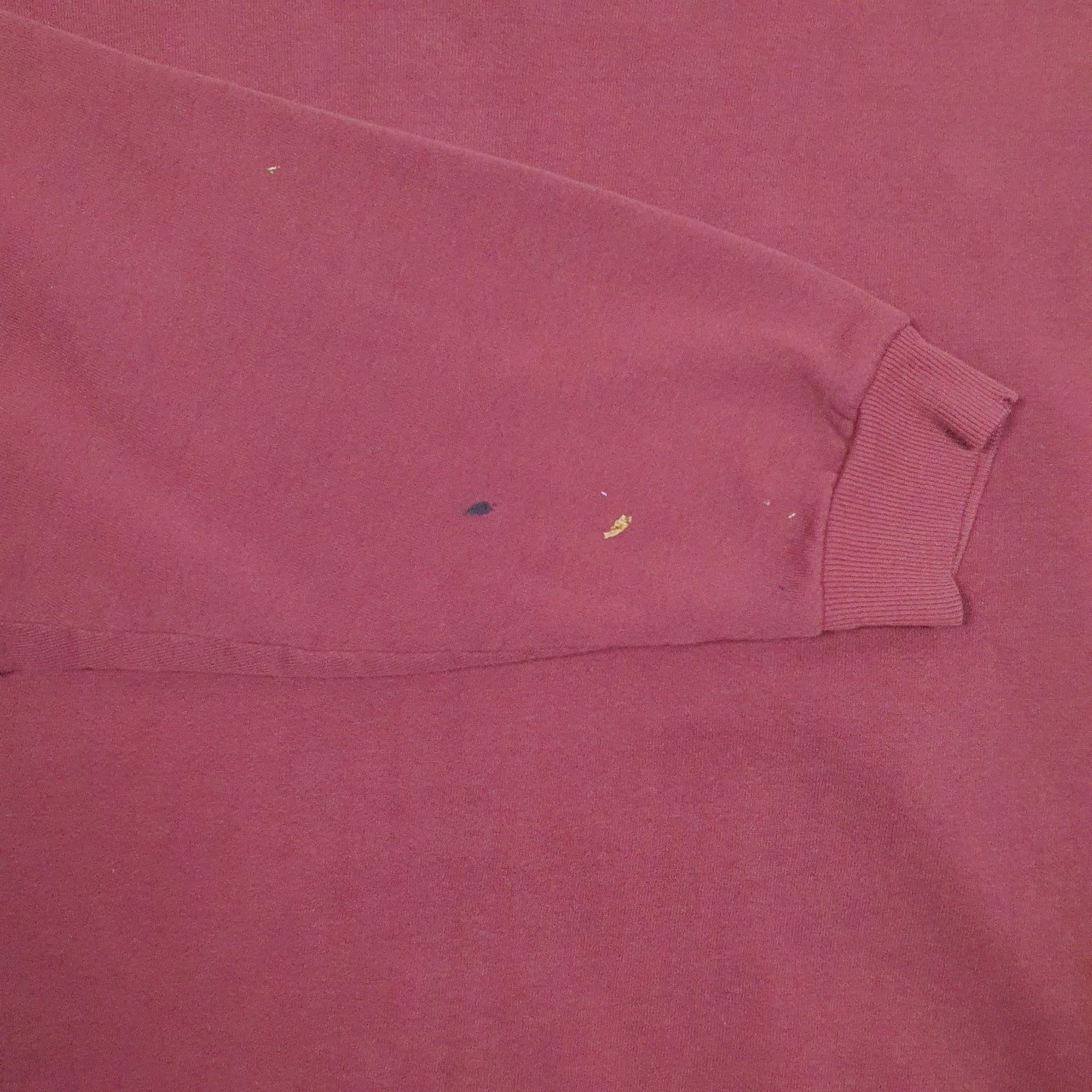 Mens Burgundy Lee Vintage 90s Made In USA Crewneck Jumper