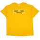 Mens Yellow Fruit Of The Loom  Short Sleeve T Shirt