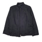 Mens Black Trussardi Fleece Lined  Coat
