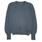 Mens Blue Izod Lacoste Vintage 90s V Neck Jumper