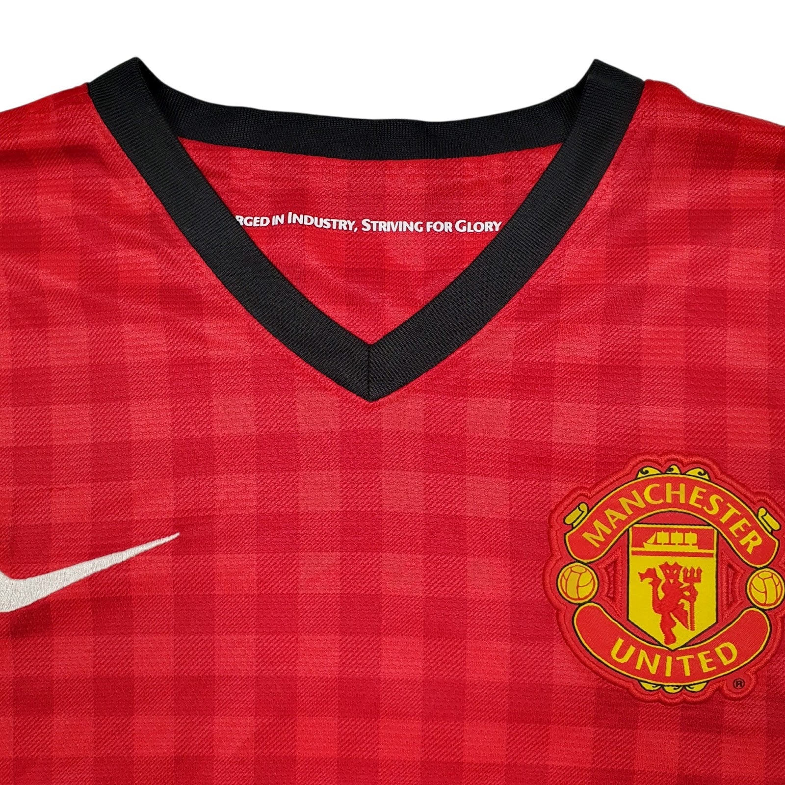 Mens Red Nike Manchester United FC Jersey  T Shirt