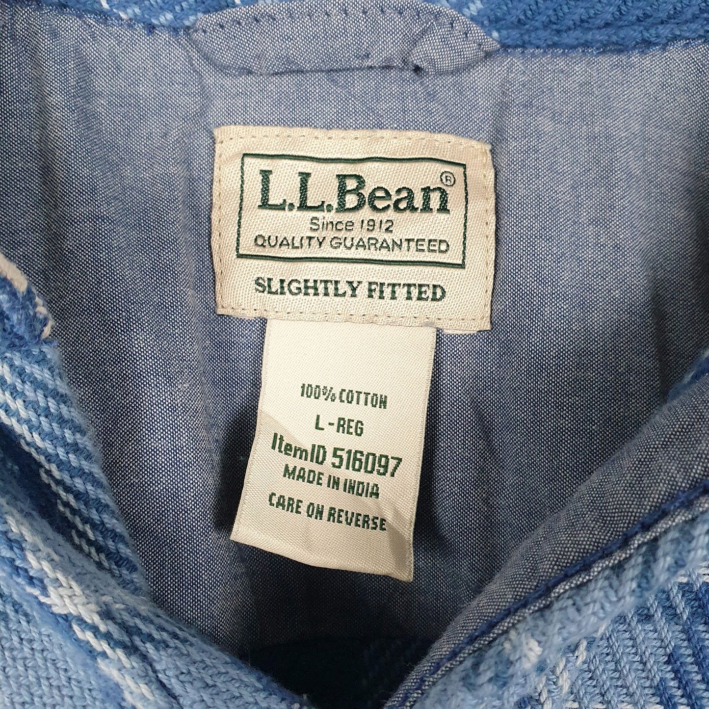 Mens Blue L.L.Bean   Coat