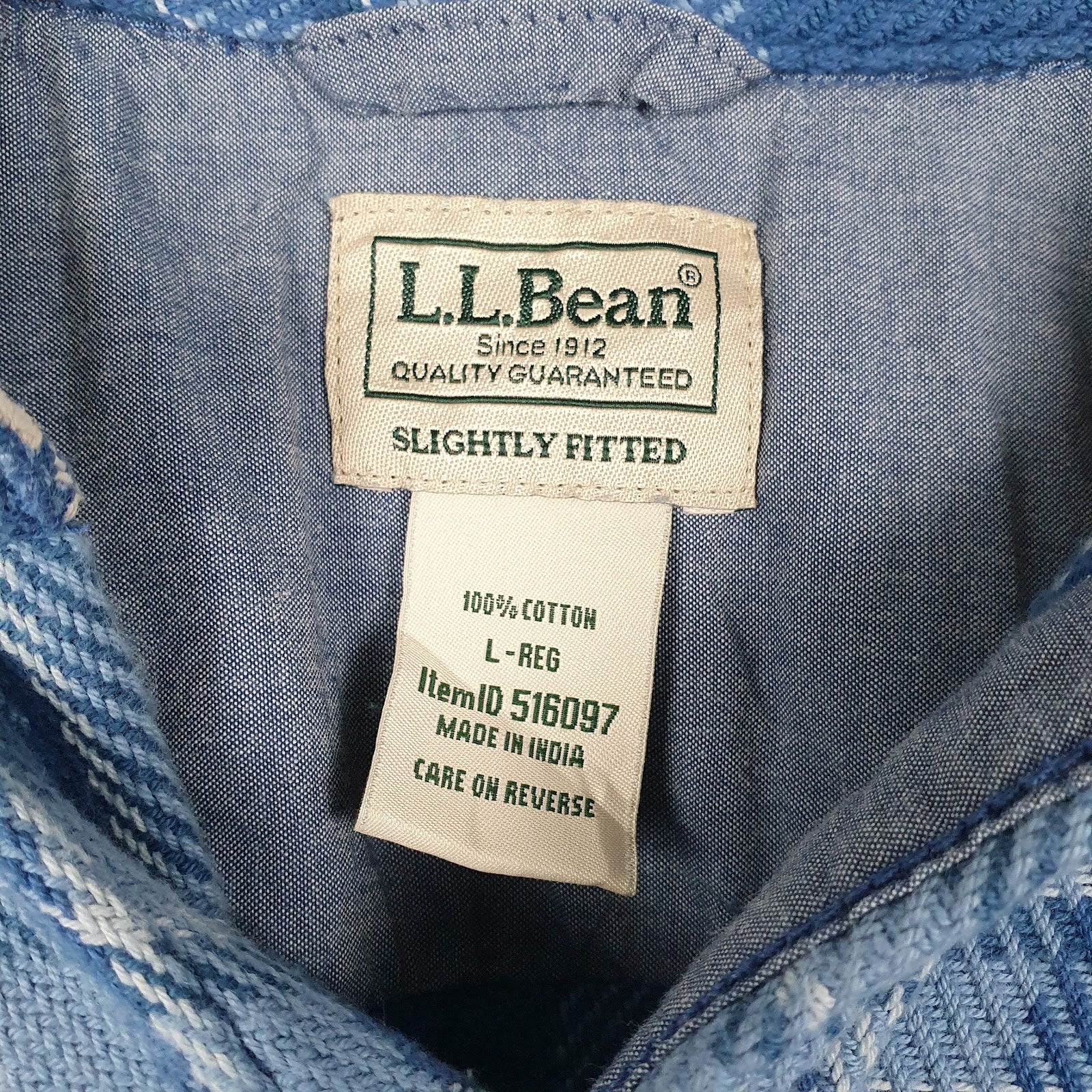 Mens Blue L.L.Bean   Coat