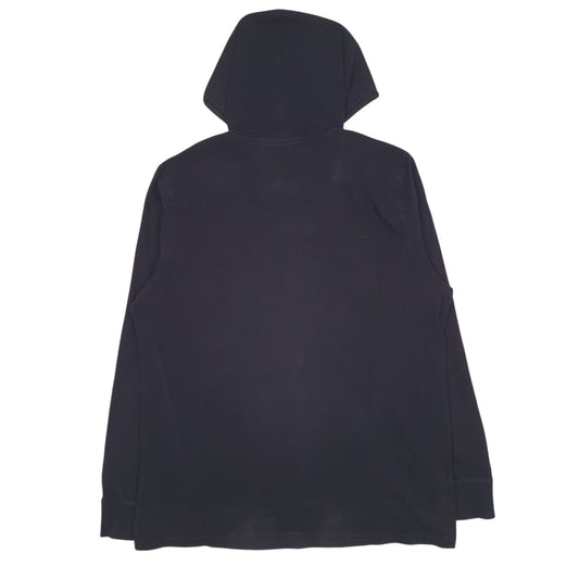 Mens Black Champion Lightweight Athletic Wear Hoodie Jumper