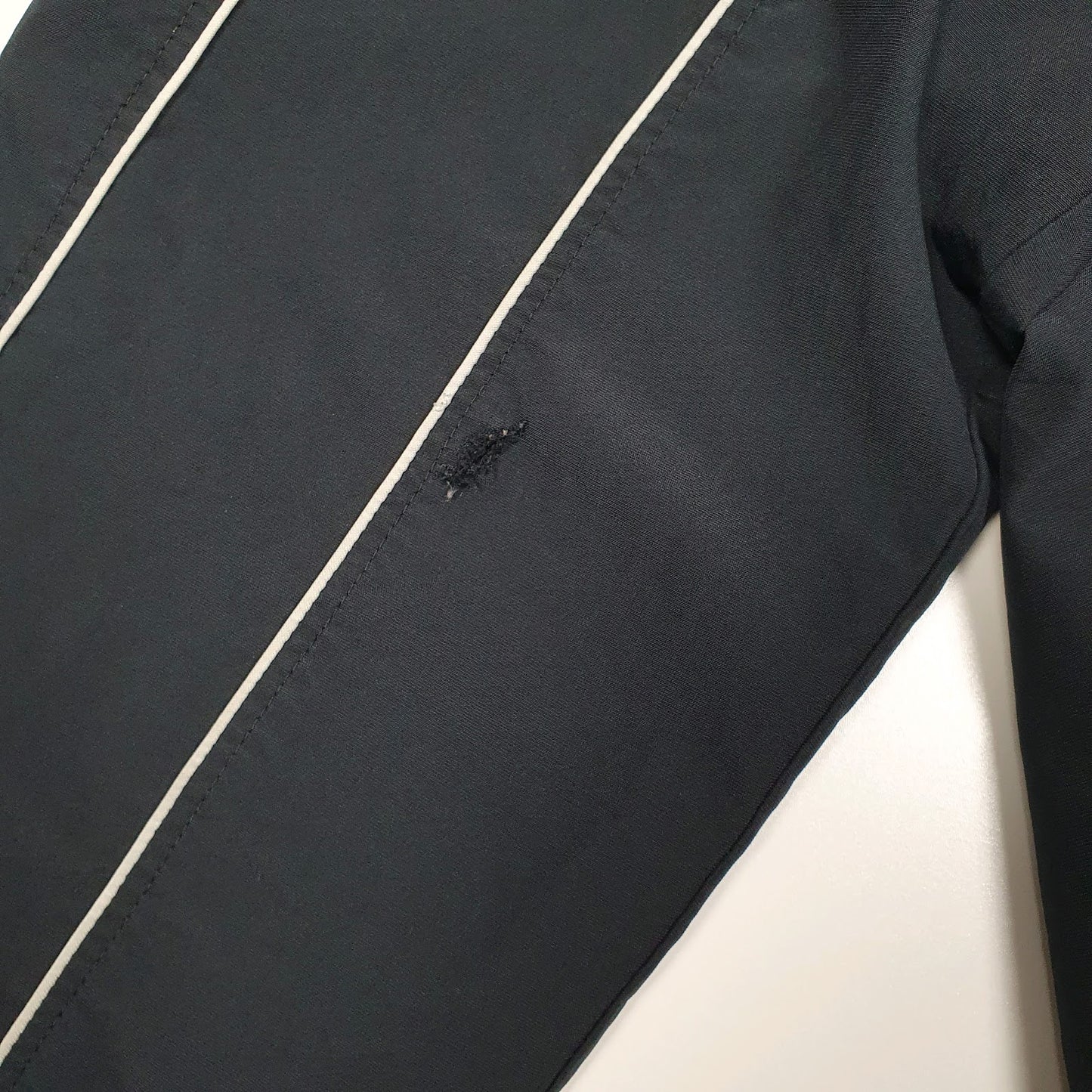 Mens Black Nike Vintage 00s Tracksuit Top Full Zip Coat