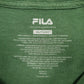 Mens Green Fila Spellout  T Shirt