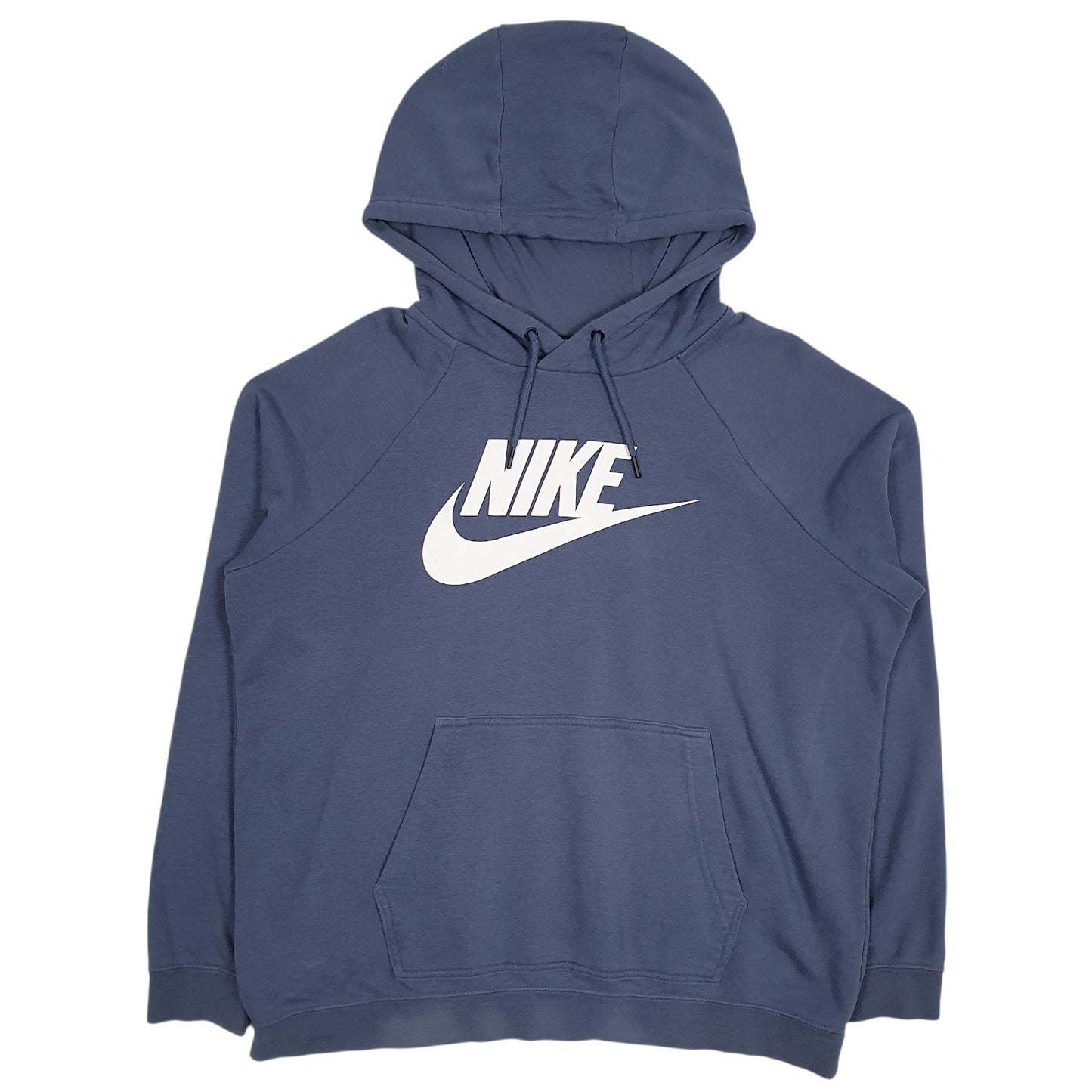 Mens Blue Nike Spellout Hoodie Jumper