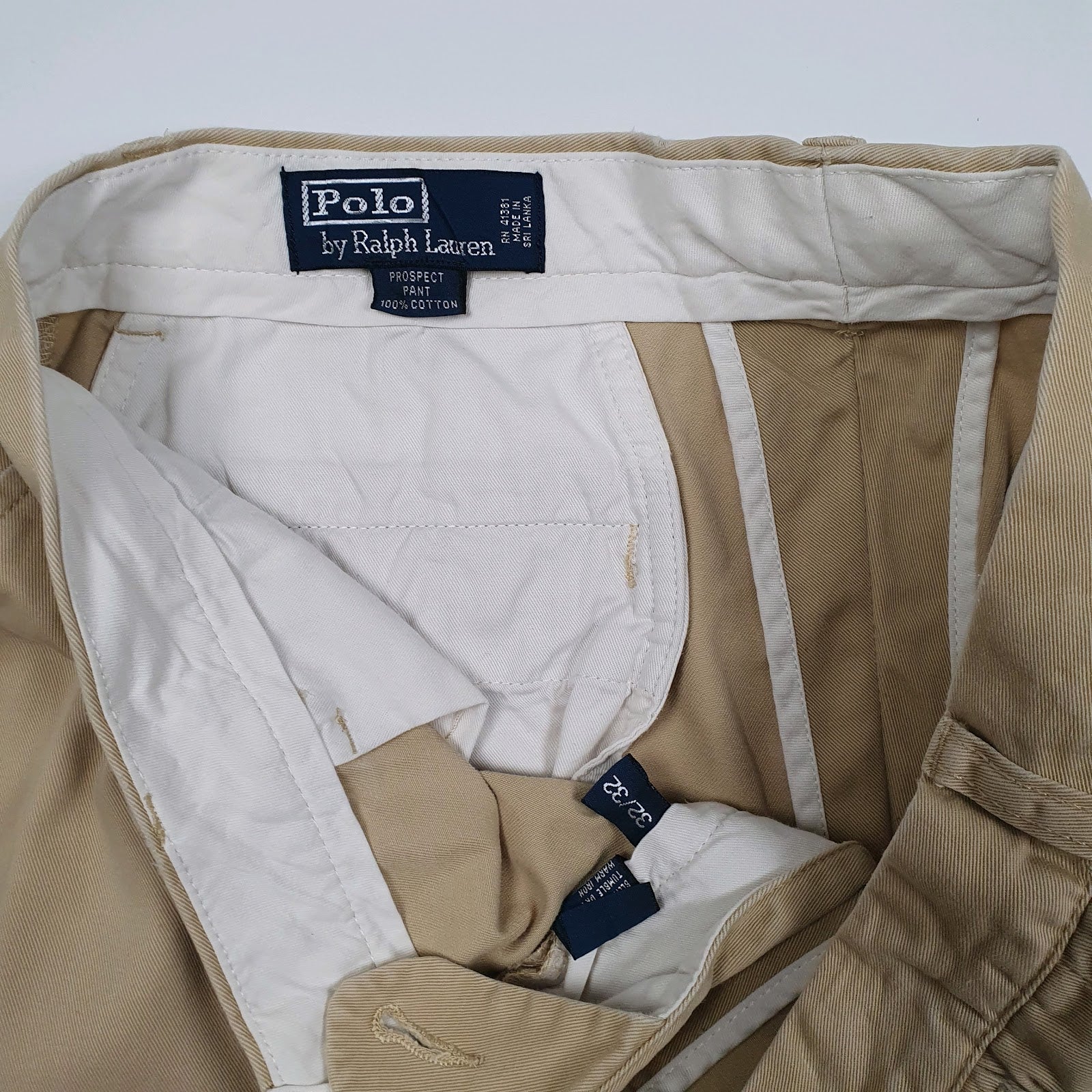 Mens Beige Polo Ralph Lauren Prospect Pant  Trousers
