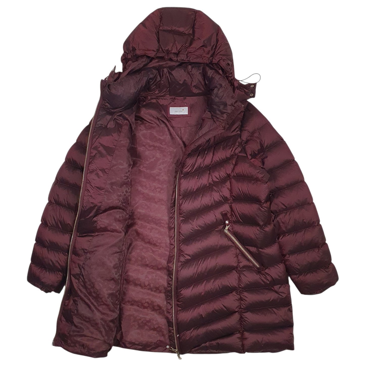 Womens Burgundy M&S Per Una  Coat