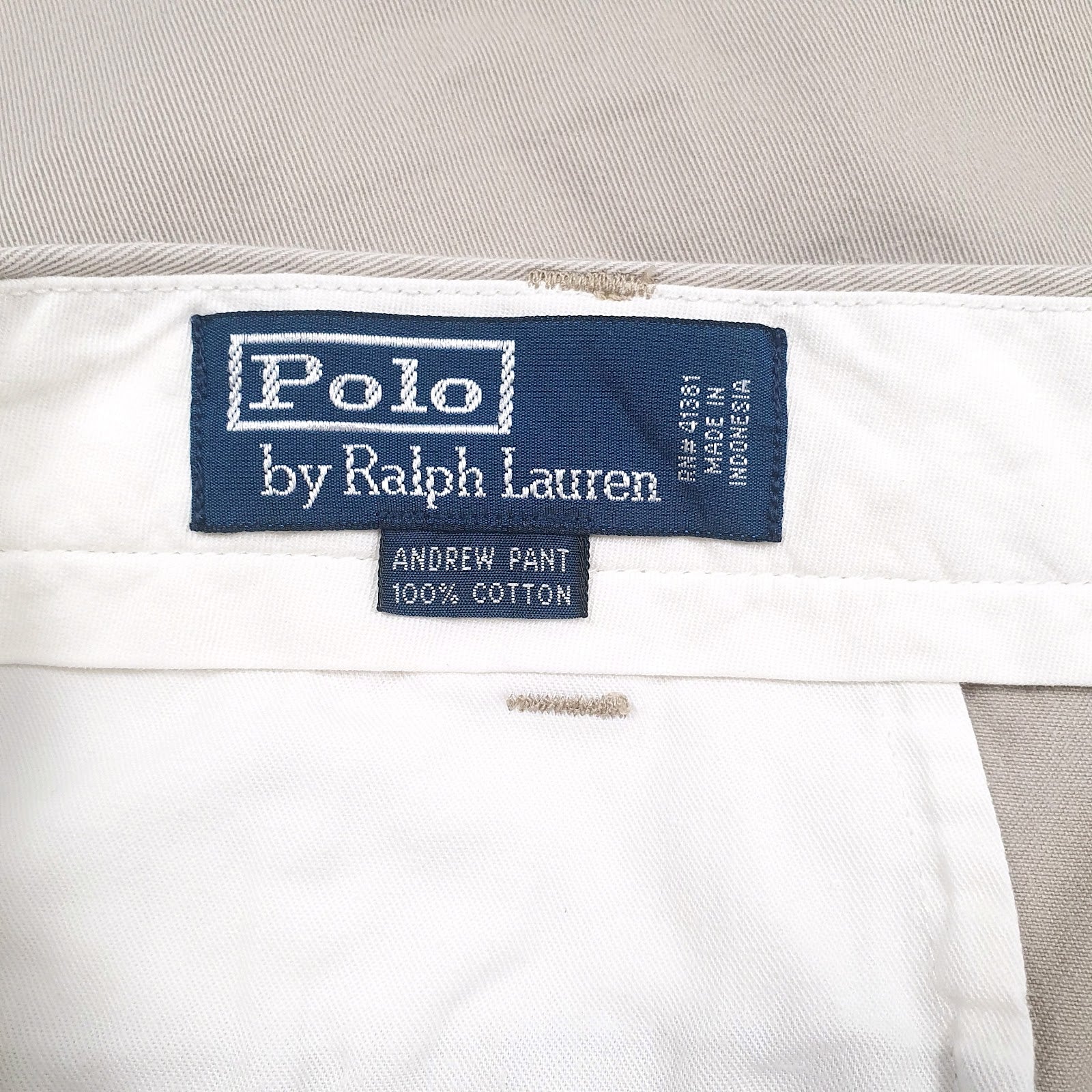 Mens Brown Polo Ralph Lauren Andrew Pant Double Pleated  Trousers