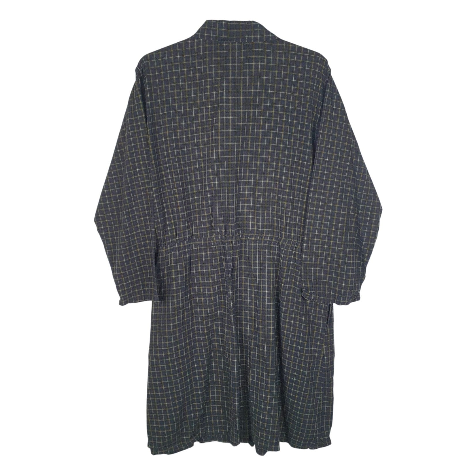 Womens Navy Mammy Luna Plaid  Dress