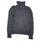 Mens Blue Benetton  Turtle Neck Jumper