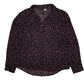 Womens Black H&M Shear Long Sleeve Shirt