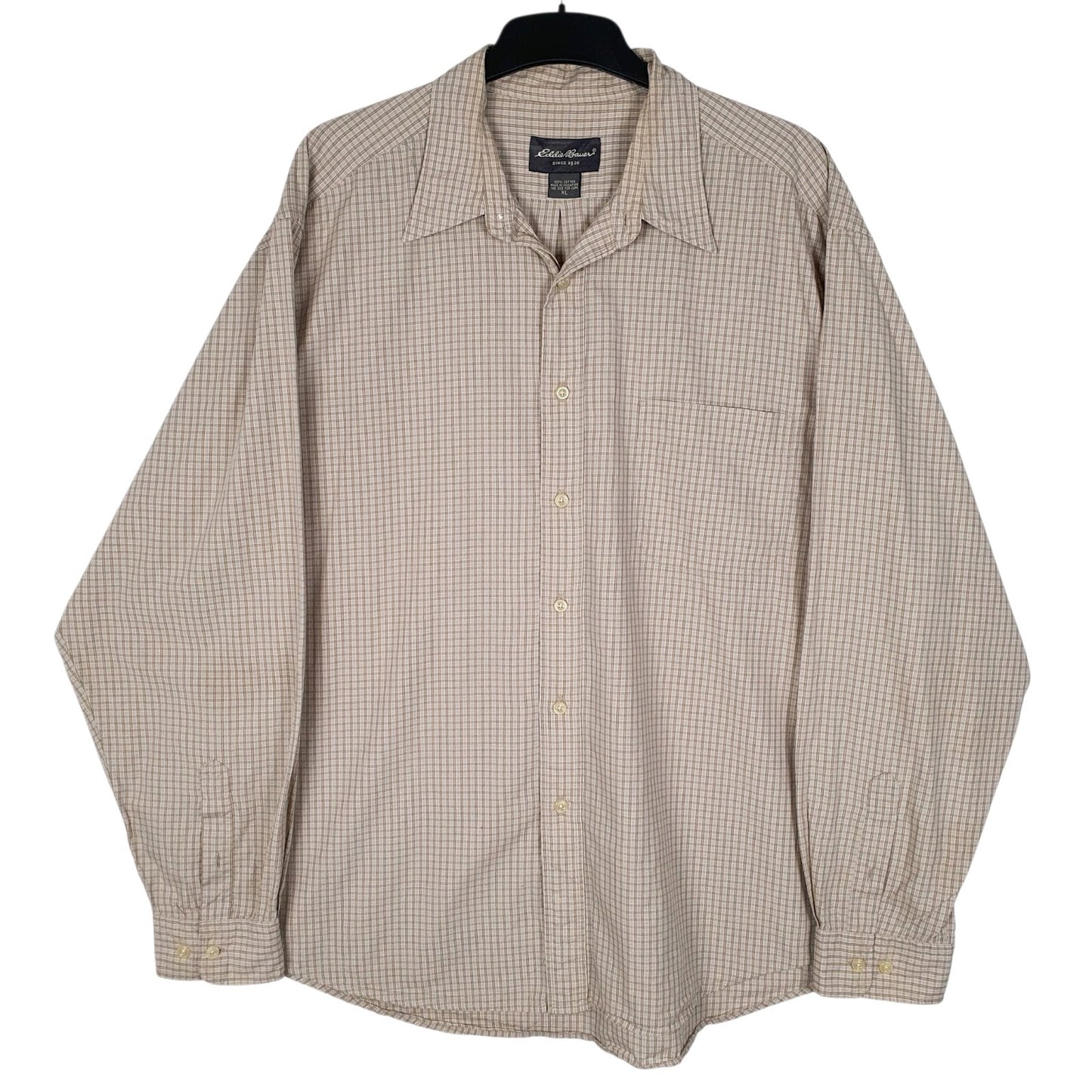 Mens Brown Eddie Bauer  Long Sleeve Shirt