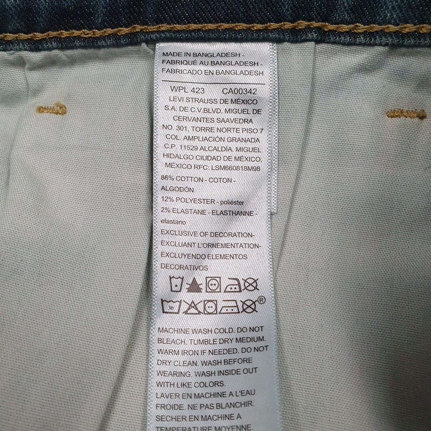 Mens Blue Levis   Jeans