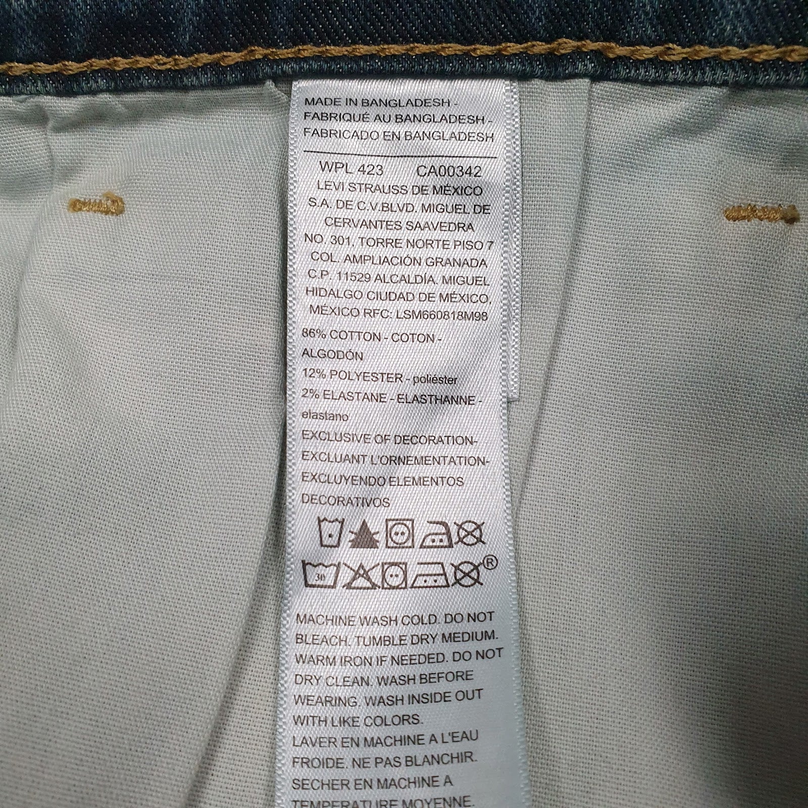 Mens Blue Levis   Jeans