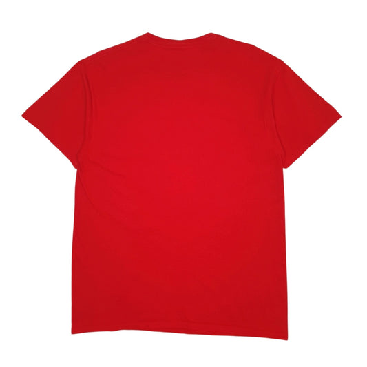 Mens Red Drink Wisconsinbly Beer  T Shirt