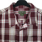 Mens Burgundy Eddie Bauer   Shirt