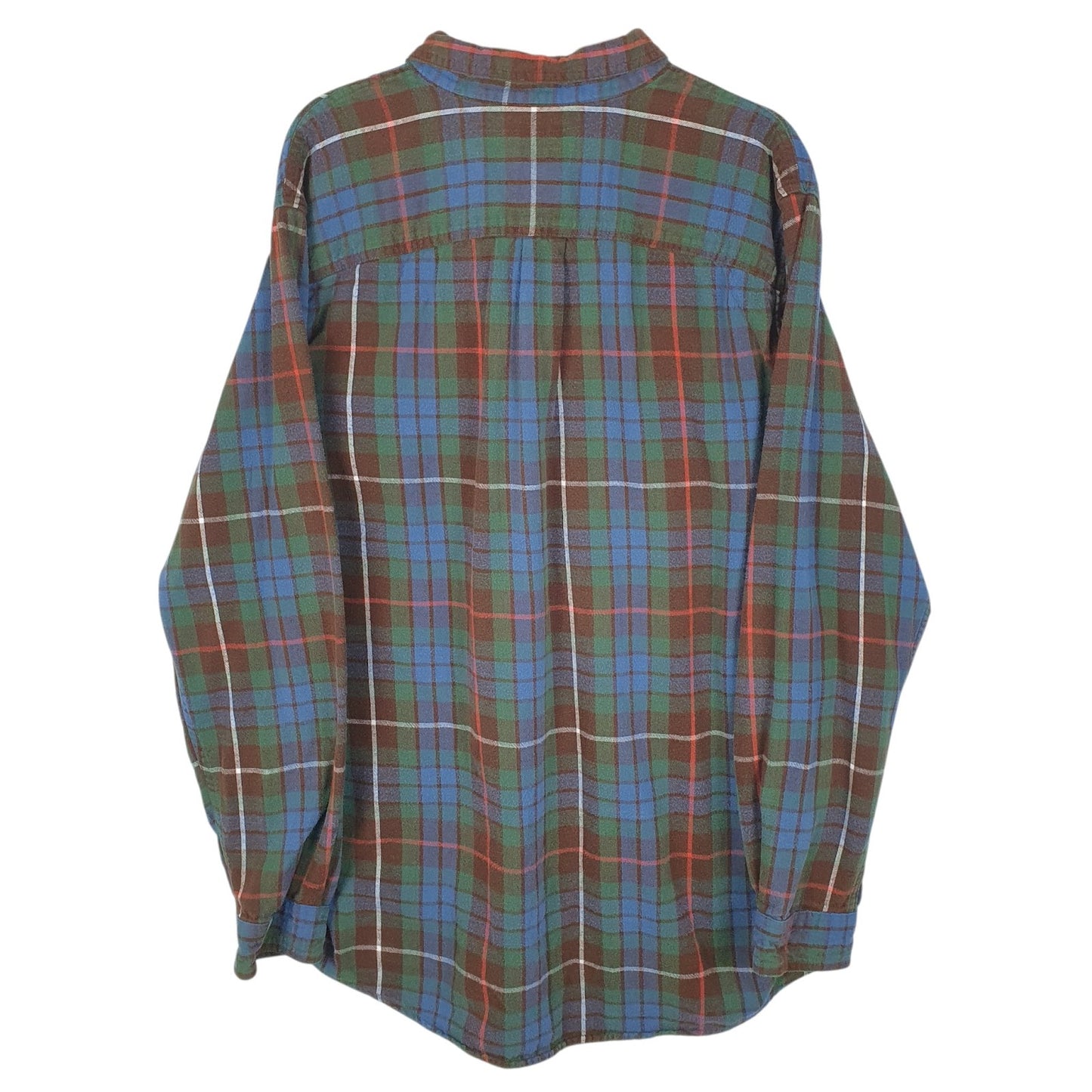 Mens Blue L.L.Bean Flannel  Shirt