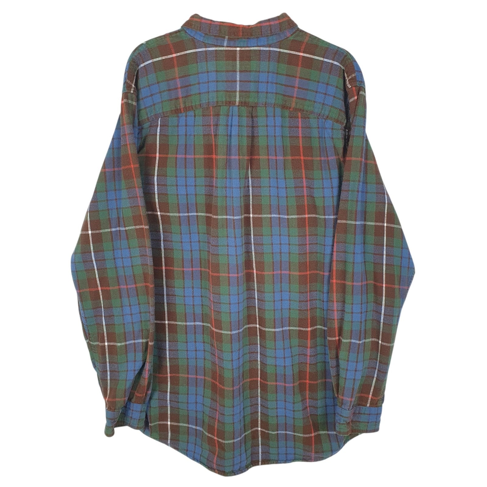 Mens Blue L.L.Bean Flannel  Shirt