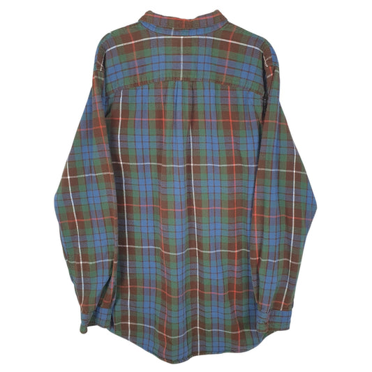 Mens Blue L.L.Bean Flannel  Shirt