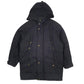 Mens Black Trussardi Parka Winter  Coat