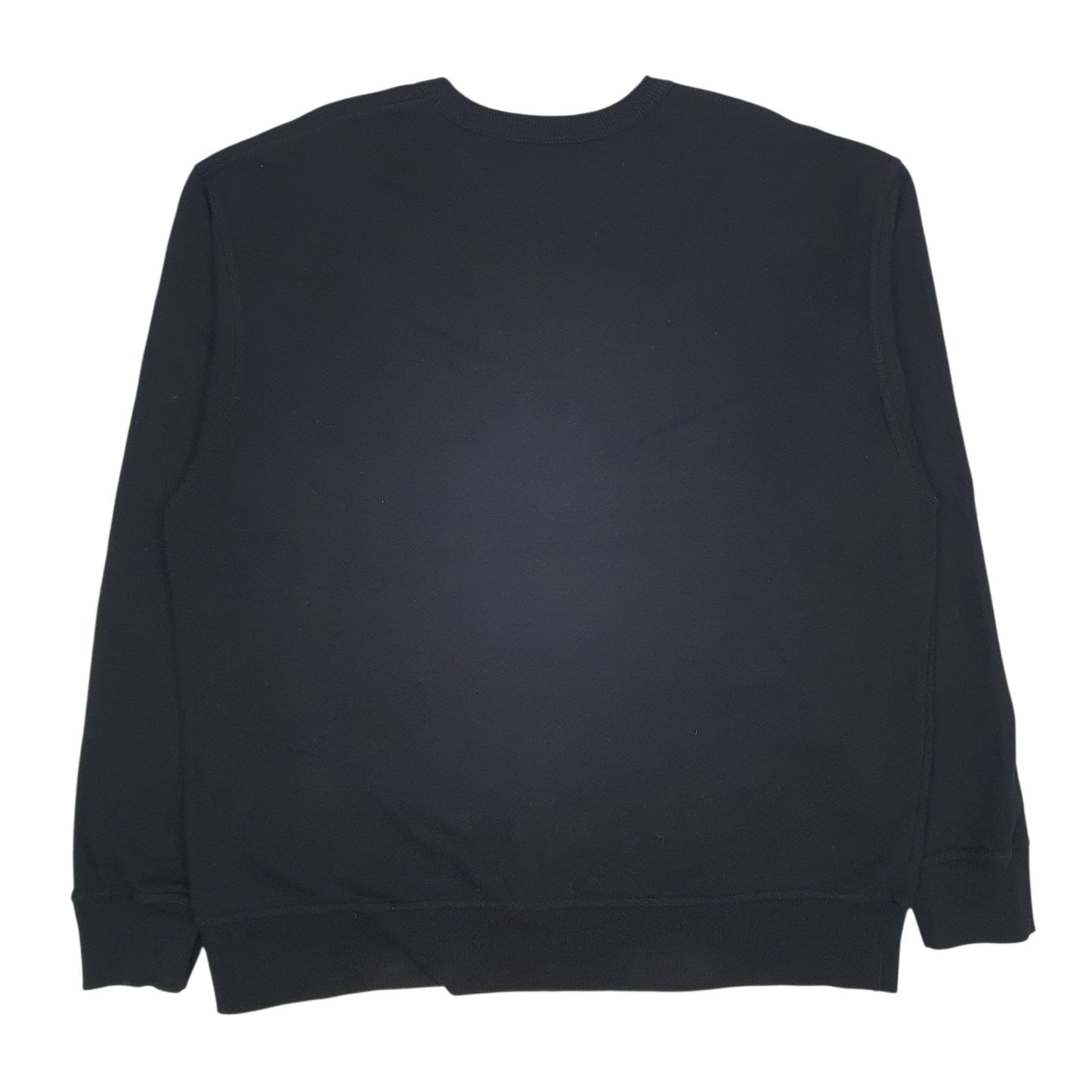 Mens Black Champion  Crewneck Jumper